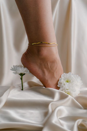 ZINNIA ANCKLET ORO